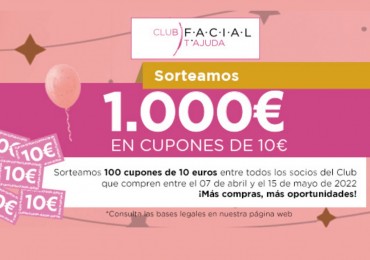 Regalamos 1.000€ por el 3r Aniversario del Club Facial